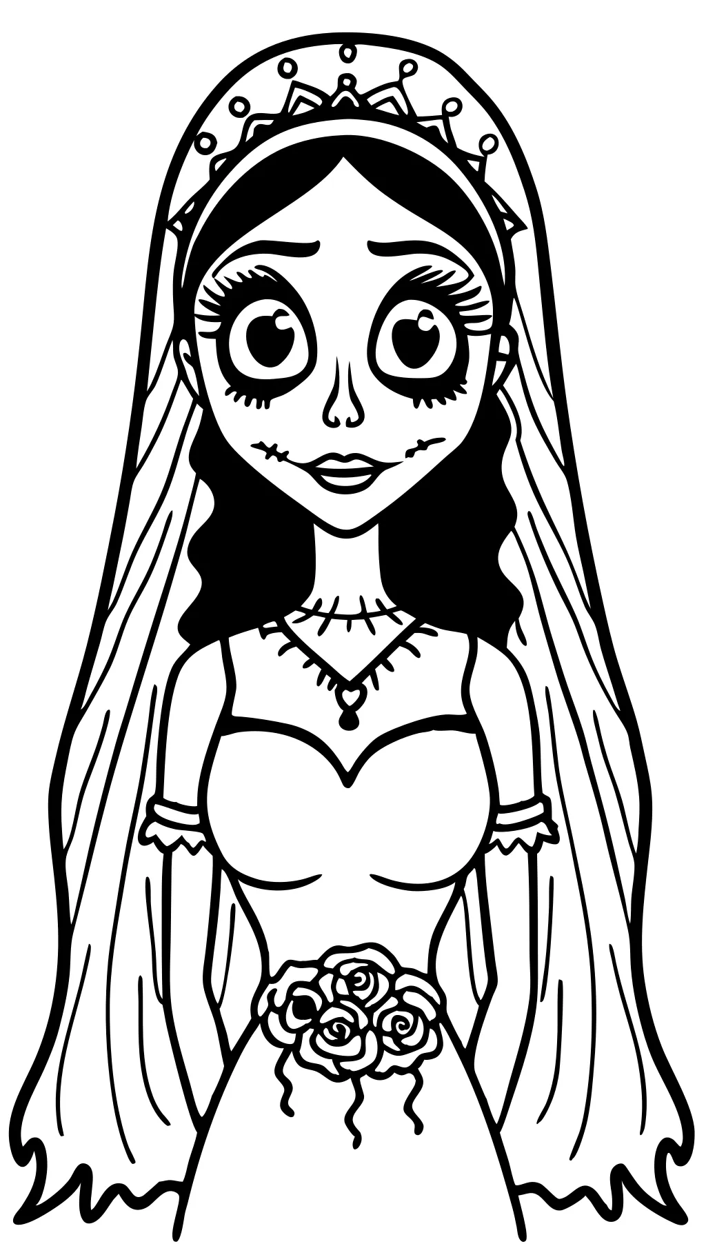 corpse bride coloring pages